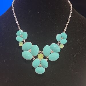 Dana Buchman Turquoise and Lime Colored  Necklace